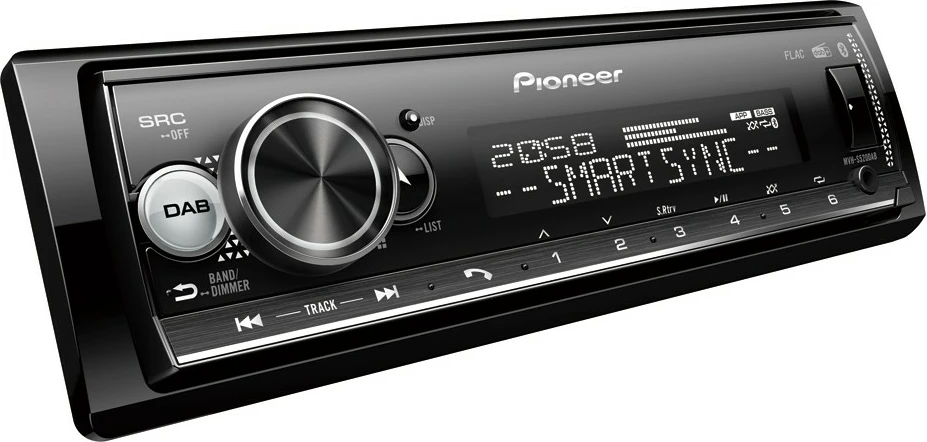 Radio za avto Pioneer MVH-S520DAB, Bluetooth, DAB, USB, črn