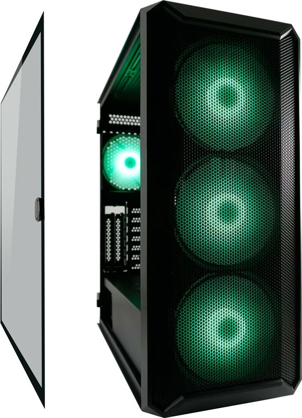 Kaseta za igre LC-Power 804B, Midi Tower, ATX, micro ATX, Mini-ITX, črna