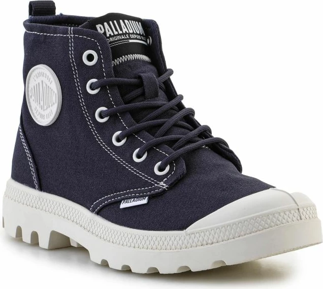 Klasike moške in ženske čevlji Palladium Pampa Blanc, temno modri