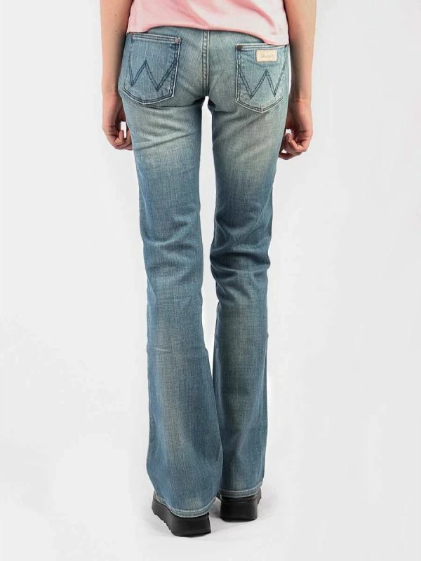 Široke hlače za ženske Wrangler, Megan Super Low Bootcut