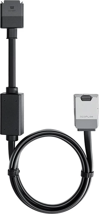 Izhodni kabel za polnilec alternatorja EcoFlow, 2 m, za DELTA Pro/DELTA Pro 3, črn