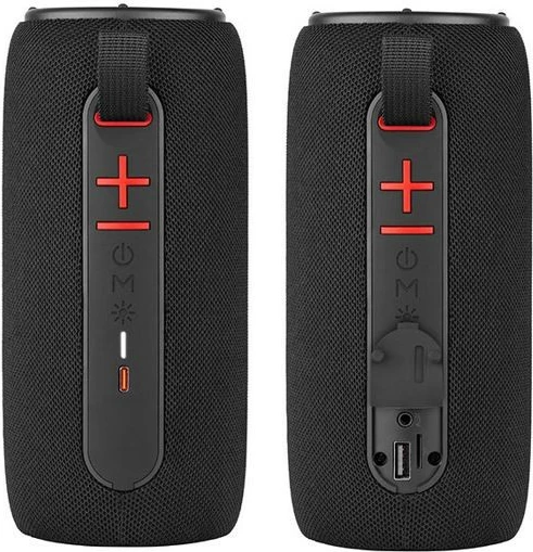 Prenosni zvočnik Tracer Stripe TWS, Bluetooth, RGB, 10W, črn