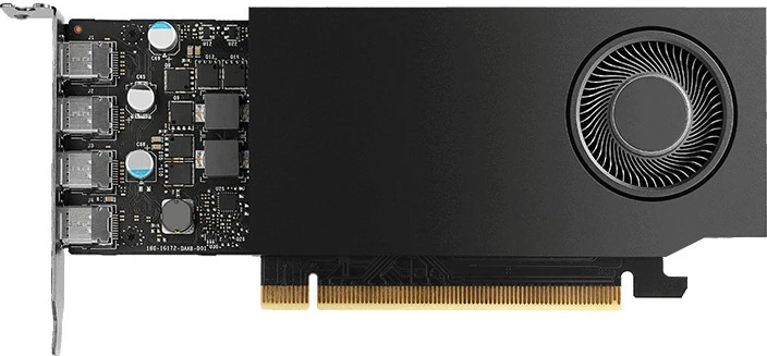 Profesionalna grafična kartica Quadro RTX A400 PNY, 4GB GDDR6, low profile, črna