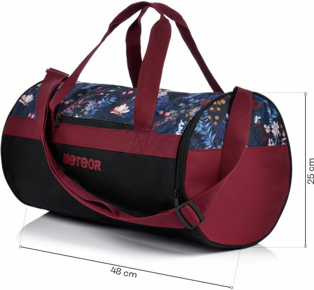 Čanta za fitnes Meteor, unisex, rdeča