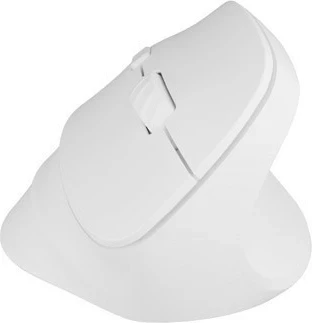 Vertikalni miš Natec Crake 2, Bluetooth, 2400 DPI, bel