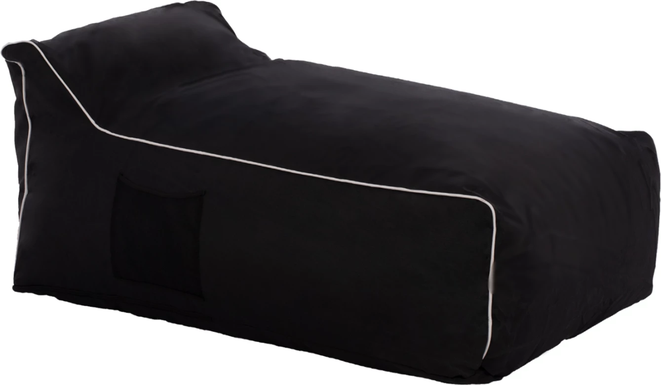 Sedežna vreča (pouf) 'ZAFER' FH5772.12 iz tkanine Textilene črne barve