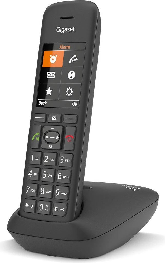 Brezžični telefon C575HX, 2,2-palčni zaslon, pomnilnik 60 stikov, črn - Gigaset