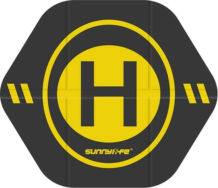 Pristajalna preproga za dron Sunnylife TJP12, za DJI Neo, 35 cm, rumeno/črna