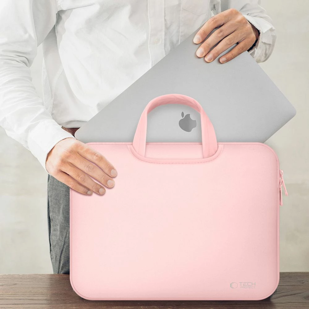 Neopren ovitek za prenosnik 13–14 inč, Tech-Protect, roza