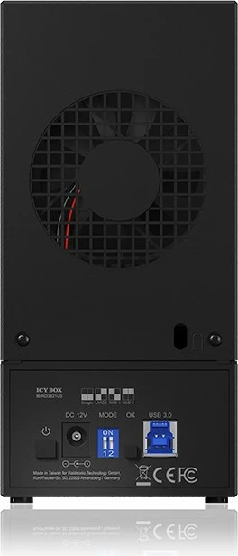 Zunanji ohišje ICY BOX IB-RD3621U3, 2x 3,5", USB 3.0, RAID, črno