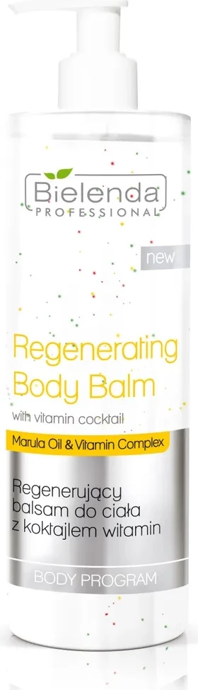 Regenerativni losjon za telo z vitaminskimi koktajlom, Bielenda Professional, 490 ml