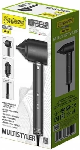Set za nego las 3v1, Multistyler Maestro MR-230, črn
