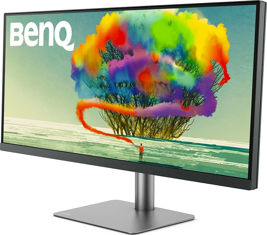 Ultrawide monitor 34" UWQHD, 21:9 BenQ PD3420Q, LED, 2x HDMI, DP, USB hub, zvočniki, siva