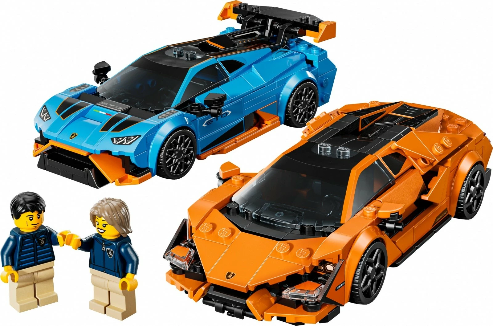 Set gradnje Speed Champions Lamborghini Revuelto & Huracán STO, LEGO 77238, 607 kosov