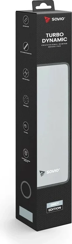 Podloga za miško Savio Turbo Dynamic XXL, siva