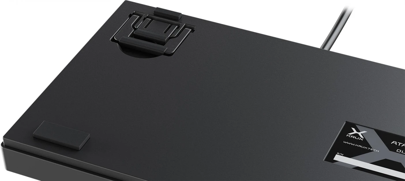 Ergonomska tipkovnica Krux Atax Pro RGB, črna