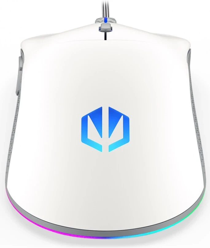 Žična miška z RGB osvetlitvijo Endorfy GEM Plus, bela