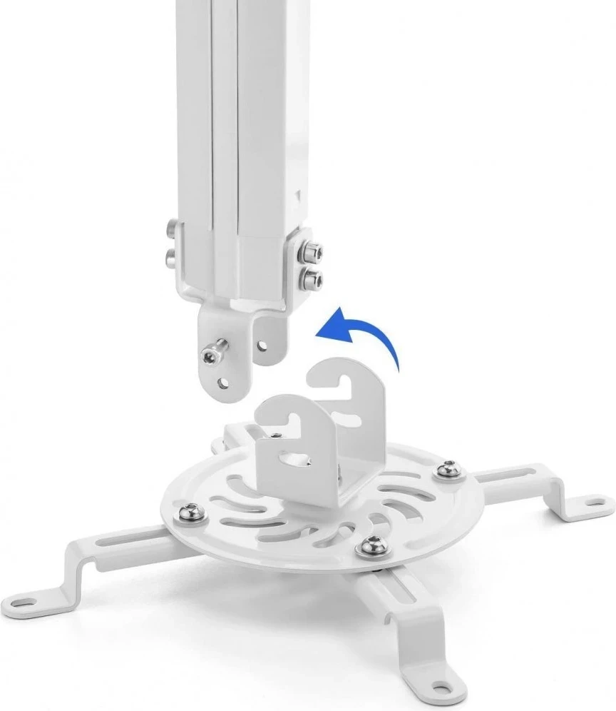 Nosilec za projektor, 380–580 mm, sive barve Techly