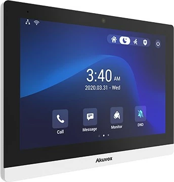 Interkom panel Akuvox Indoor-Station C319S, 10" zaslon na dotik, Android, PoE, črn/bel