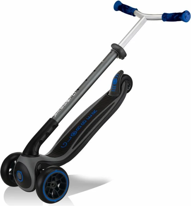 Otroški skiro z tremi kolesi Globber, črn in moder