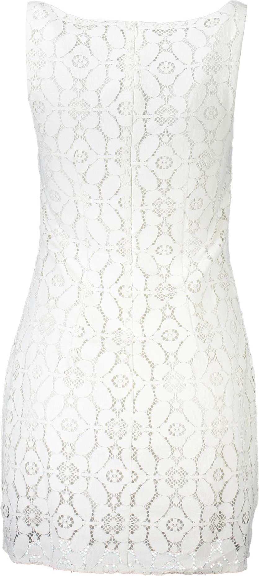 Kratka ženska obleka Desigual, bela
