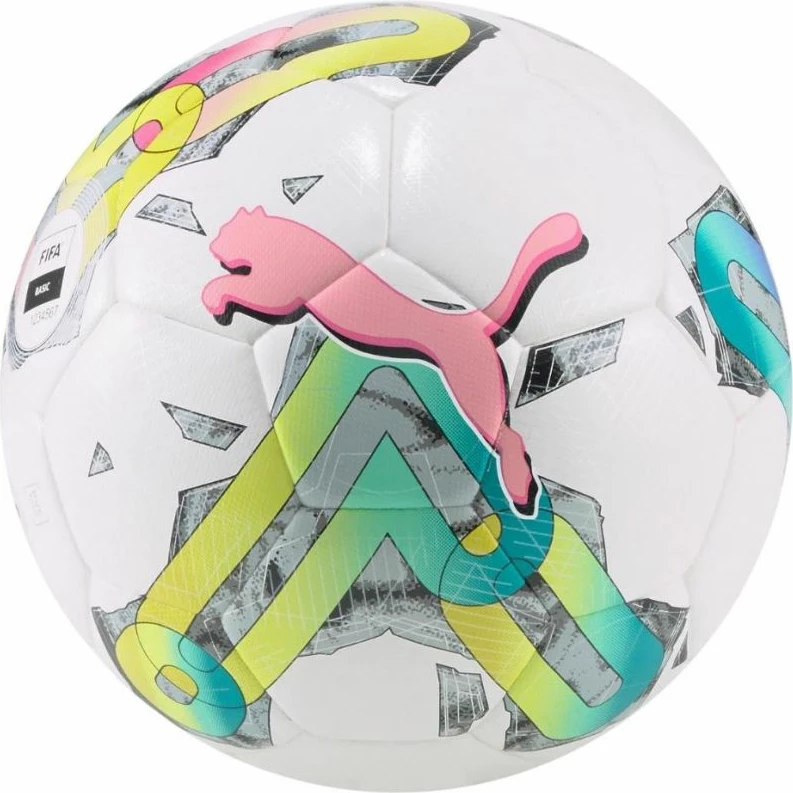 Nogometna žoga, Puma Orbita 4 HYB FIFA Basic, bela — za moške in otroke