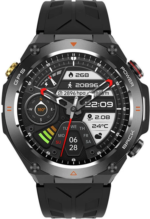 Pametna ura Colmi V75, 1,45", GPS, Bluetooth, črna