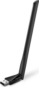 Brezni brezni adapter Wi-Fi Dual Band z visoko anteno, Mercusys AC650, črn