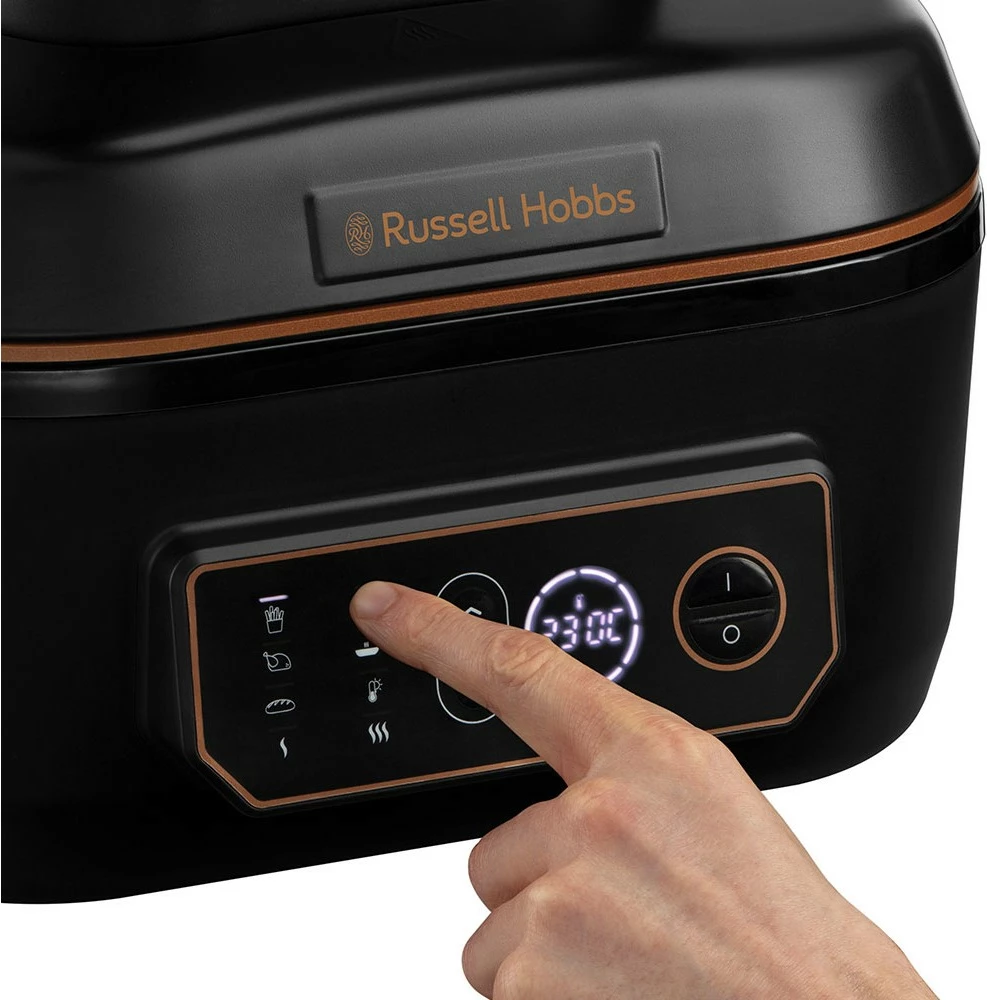 Večfunkcijski zrakarski in žar Russell Hobbs SatisFry Air & Grill, 5,5 L, 1745 W, touch, črn