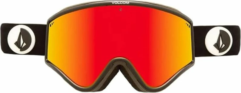 Smučarska očala Volcom, unisex, rdeča
