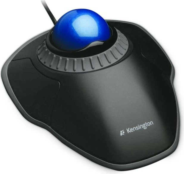 Trackball s kablom Kensington Orbit, Scroll Ring, USB Type-A, črn