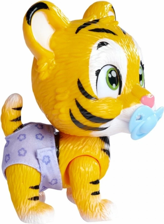 Interaktivna figurica tigra, 15 cm, 3 presenečenja, Simba Pamper Petz Tiger Cub