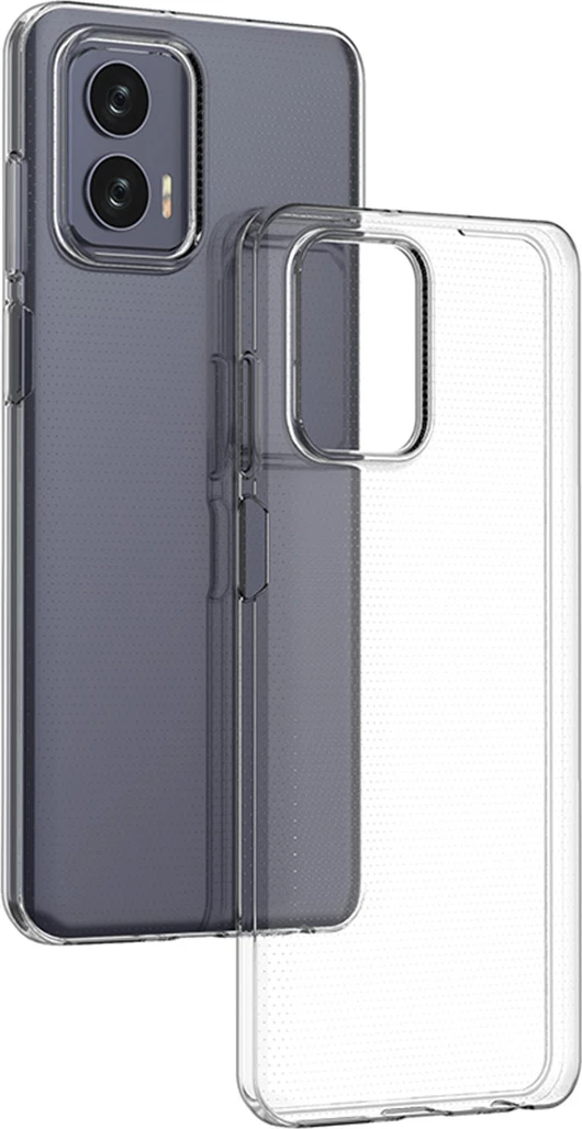 Prozoren zaščitni ovitek Hurtel Ultra Clear 0,5 mm za Motorola Moto G73 5G, prozoren