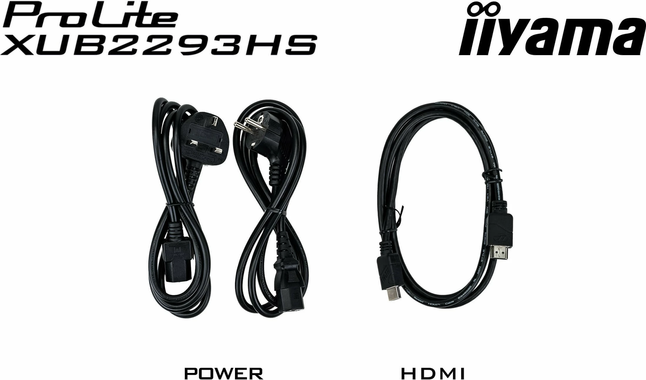 21,5" zaslon Full HD IPS, iiyama ProLite XUB2293HS-B6, črn