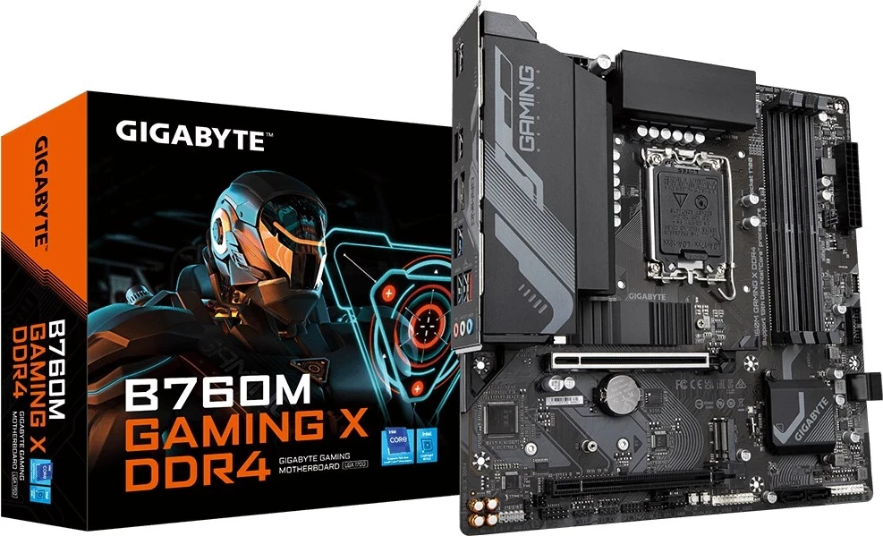 Matična plošča Gigabyte B760M GAMING X DDR4, micro ATX, LGA 1700