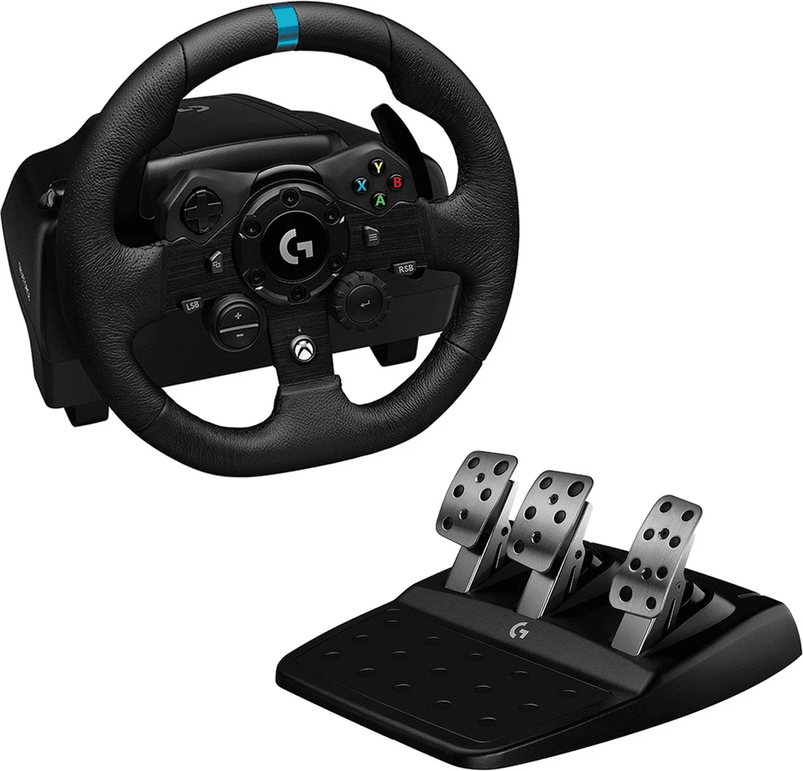 Dirkaški volan z pedali, Logitech G923 941-000149, za PS/PC, črn