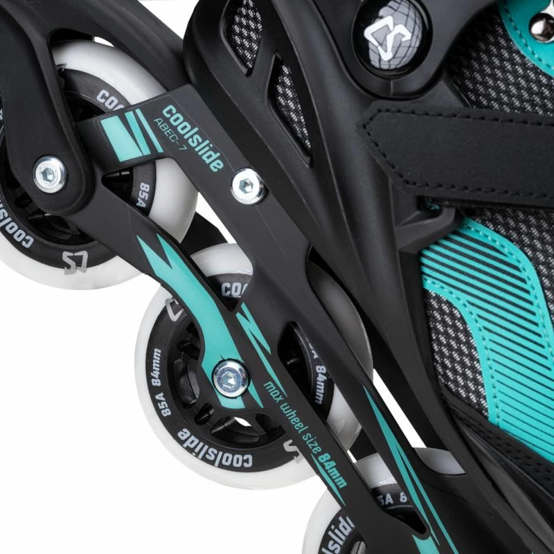 Rekreativne ženske rolarice, Coolslide, črne in modre