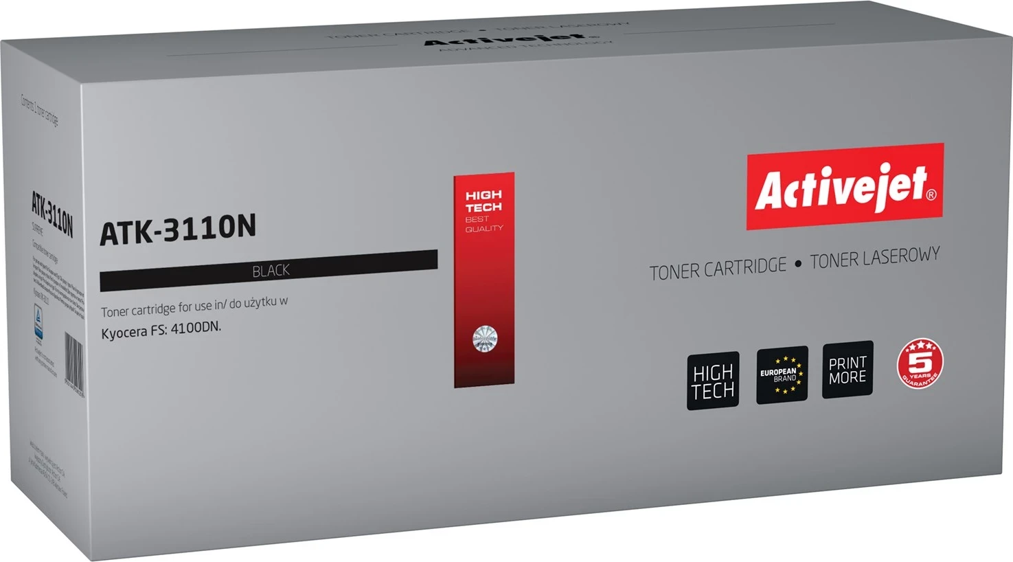 Zamenjalni toner Activejet ATK-3110N za tiskalnike Kyocera, 15500 strani, črn