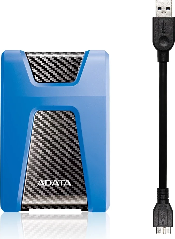 Zunanji trdi disk, Adata HD650, 1000 GB, moder