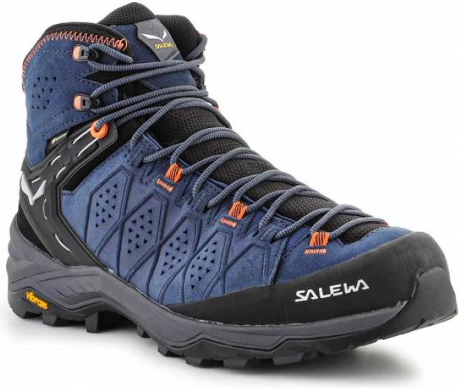Treking čevlji za planinstvo Salewa Ms Alp Trainer 2 Mid GTX M, modri, moški