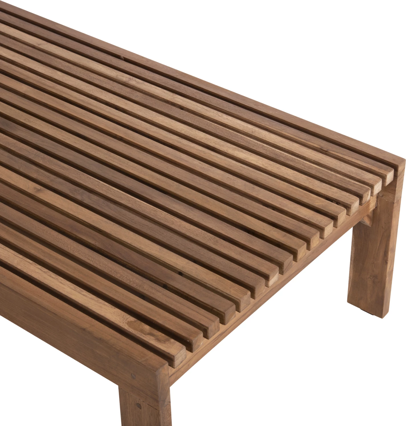 Ležalnik za sončenje LAGERTHA FH5963.11 iz tikovine v naravni barvi 200x65x102H cm