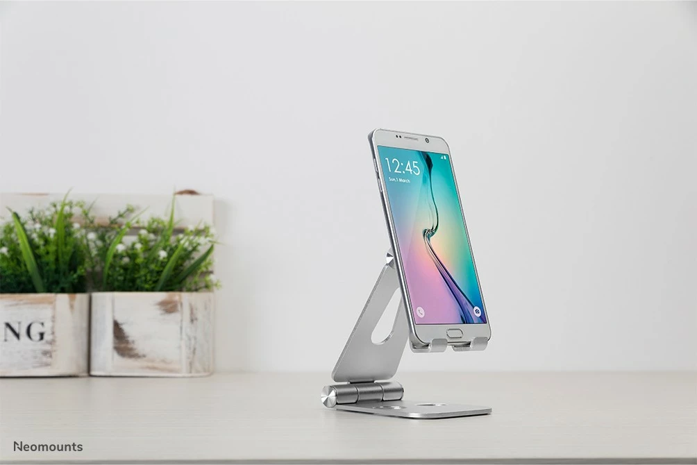 Držalo za telefon, zložljivo, Newstar DS10-160SL1, srebrno