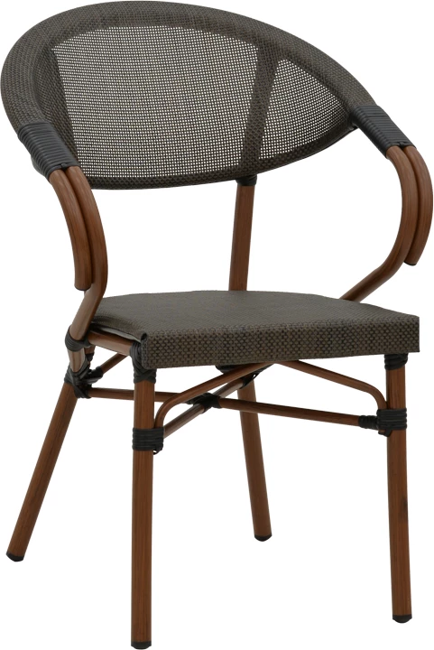 Vrtni stol Isaia, 57x57x83 cm, rjav