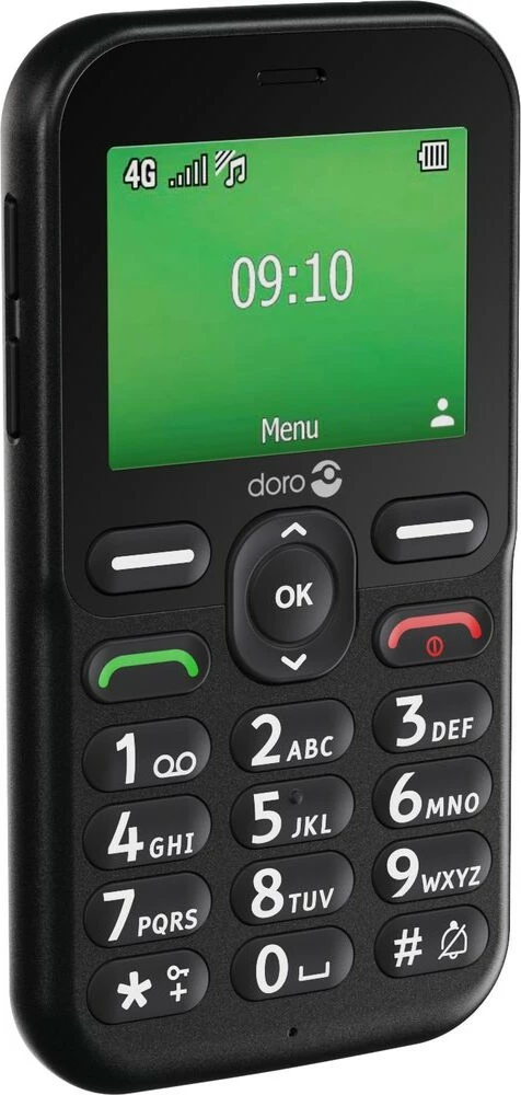 Pametni telefon Doro Leva E10 LTE, črn