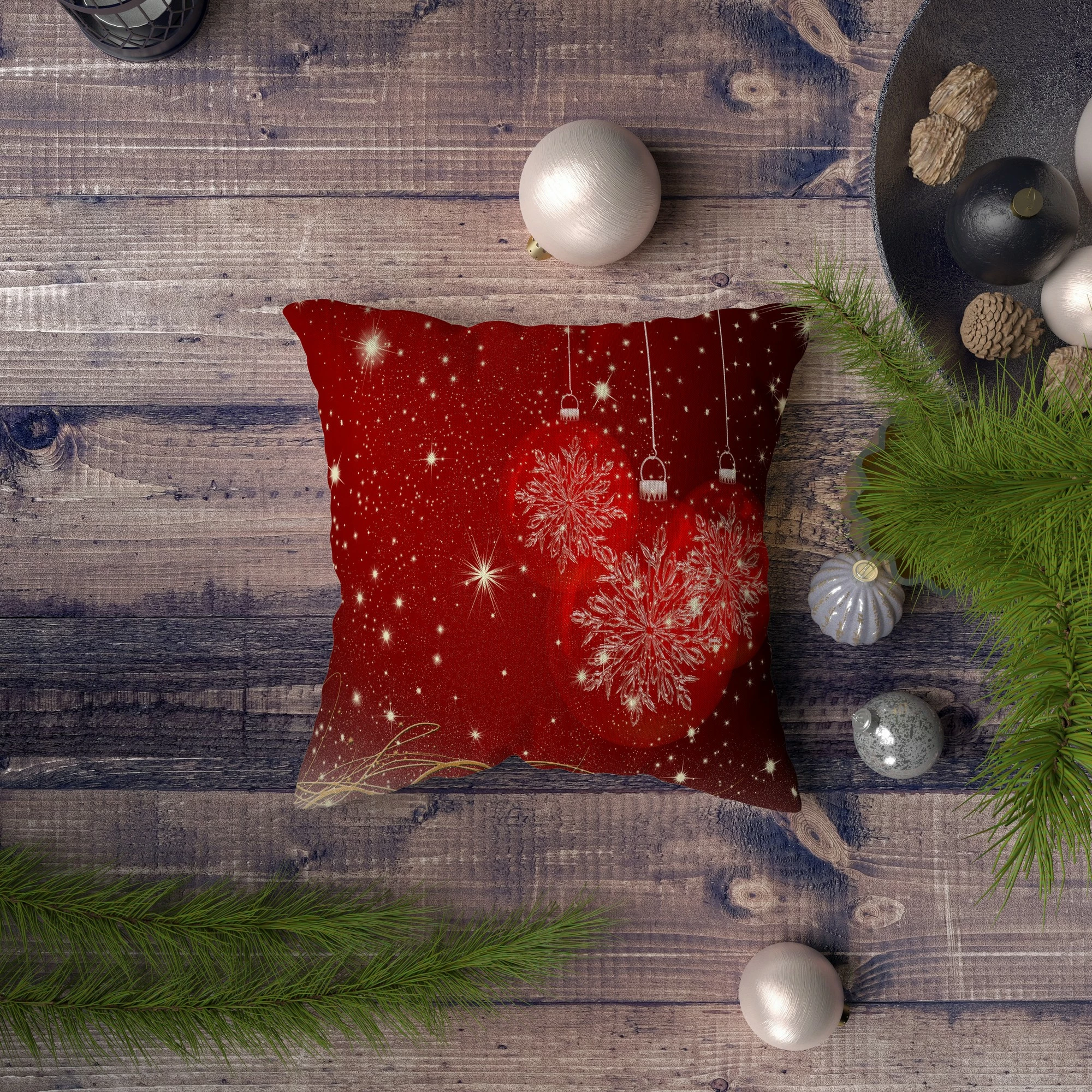 Dekorativna blazina Aberto Design, NYXMAS037, večbarvna, 43x43 cm