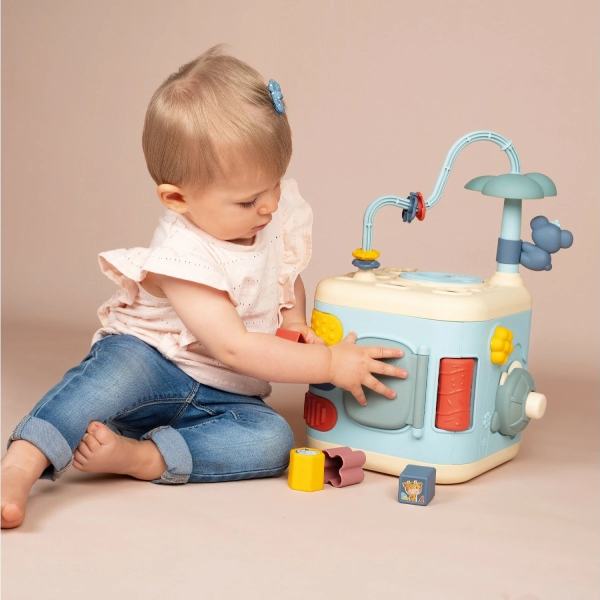 Izobraževalna igrača Smoby Little Cube, plastična, večbarvna