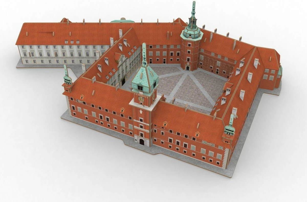 3D sestavljanka Kraljevi grad v Varšavi, Cubic Fun, 105 kosov