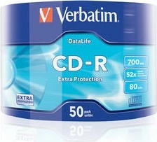 CD-R 700 MB, 52x, 50 kosov, Cake Box Verbatim 43787