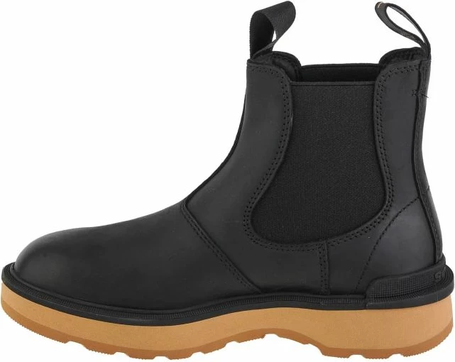 Visoke ženske škornje Sorel Hi-Line Chelsea, črne