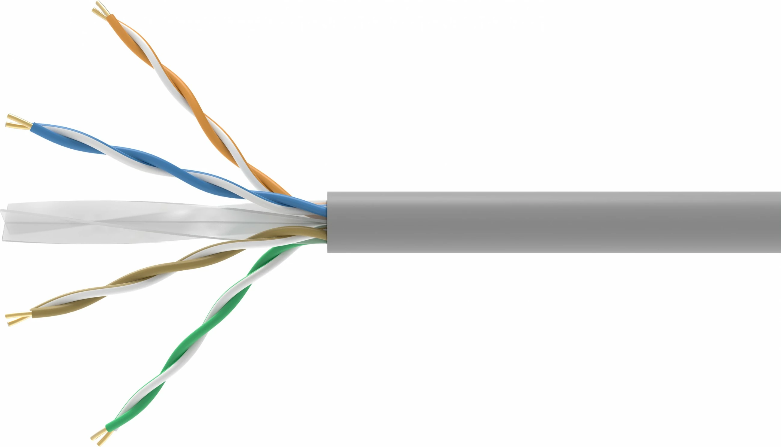 Mrežni kabel Cat6 U/UTP 305 m LSZH, EQUIP, sivi